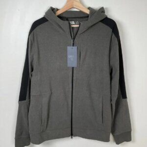 VRST Men's Pinnacle Polar Fleece Full‎ Zip Hoodie Pewter Size Medium NWT